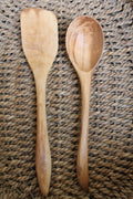 Birch Spoon and Spatula Set