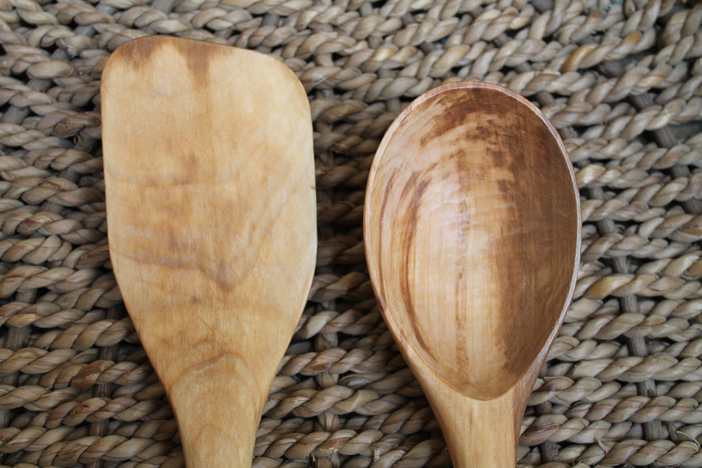 Birch Spoon and Spatula Set