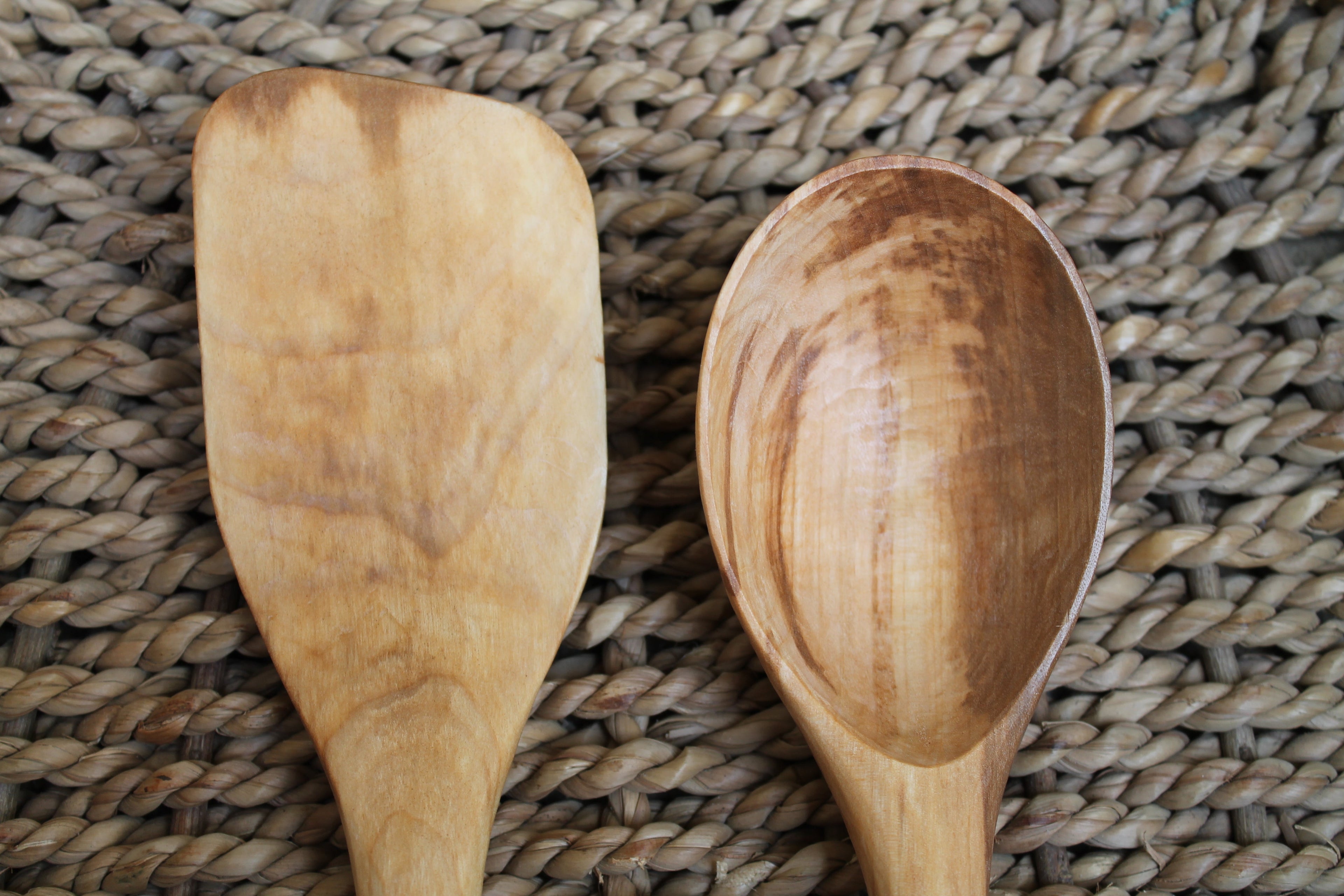 Birch Spoon and Spatula Set